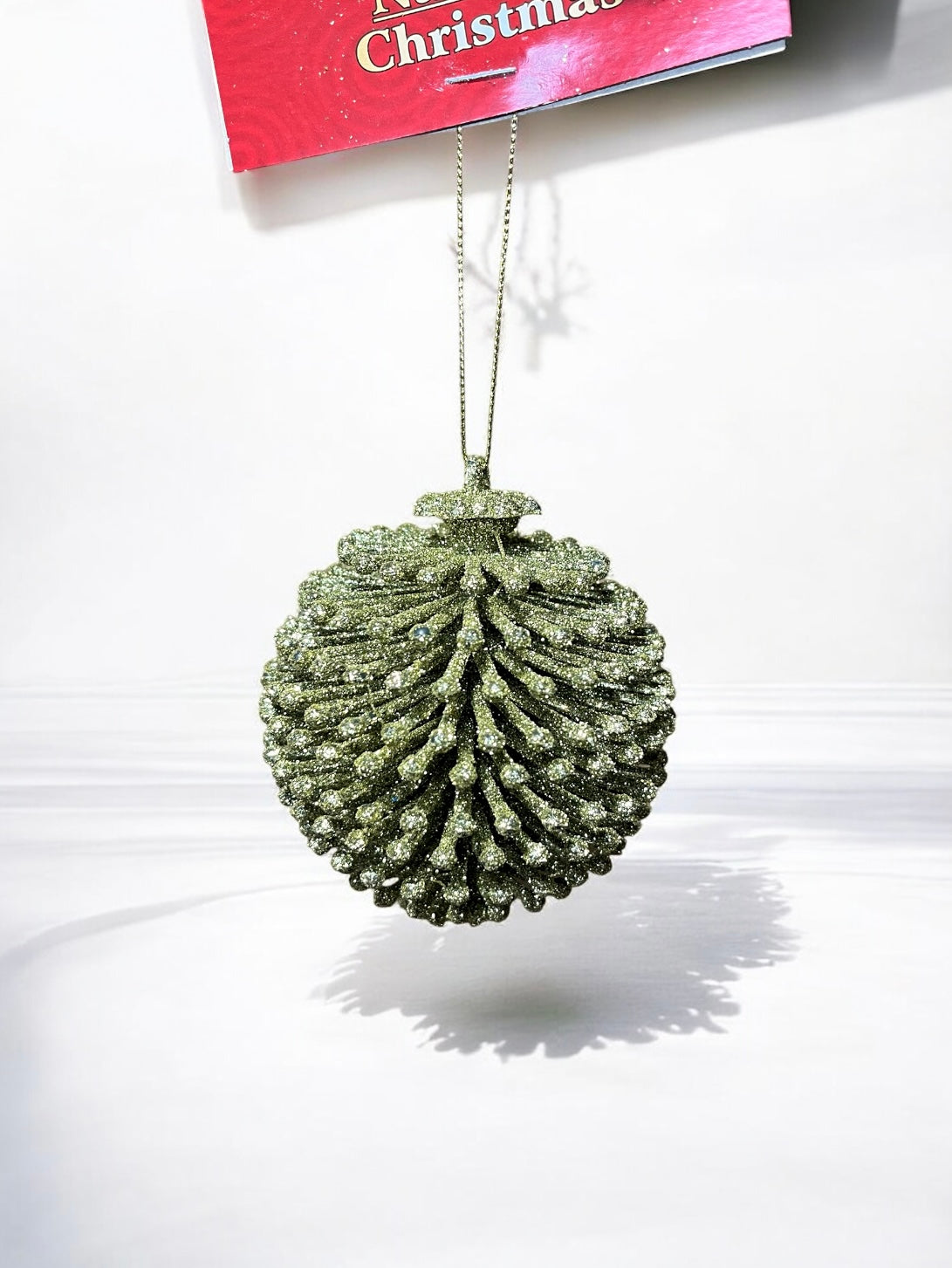 Bola decorativa dorada 8.5cm x 8.5cm x 8.5cm (MLI0472G)