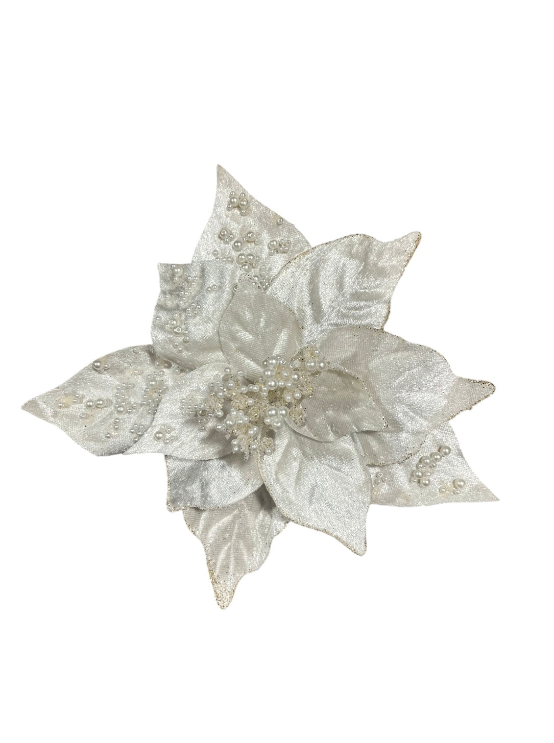Flor artificial de 12 pétalos crema 22cm (FLI0021CR) 523