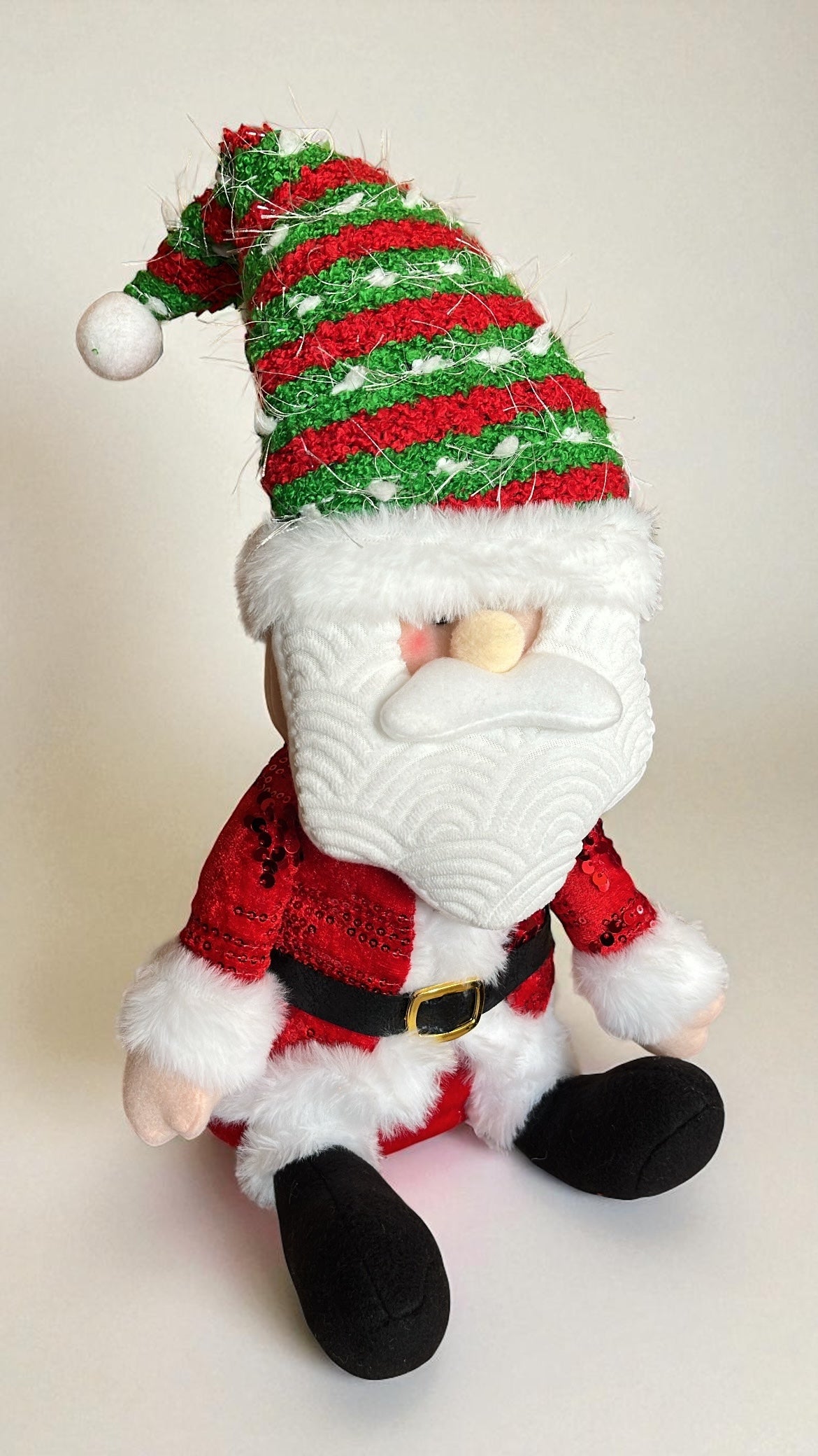 Muñeco navideño gorro rojo x verde 45cm (CH2442)