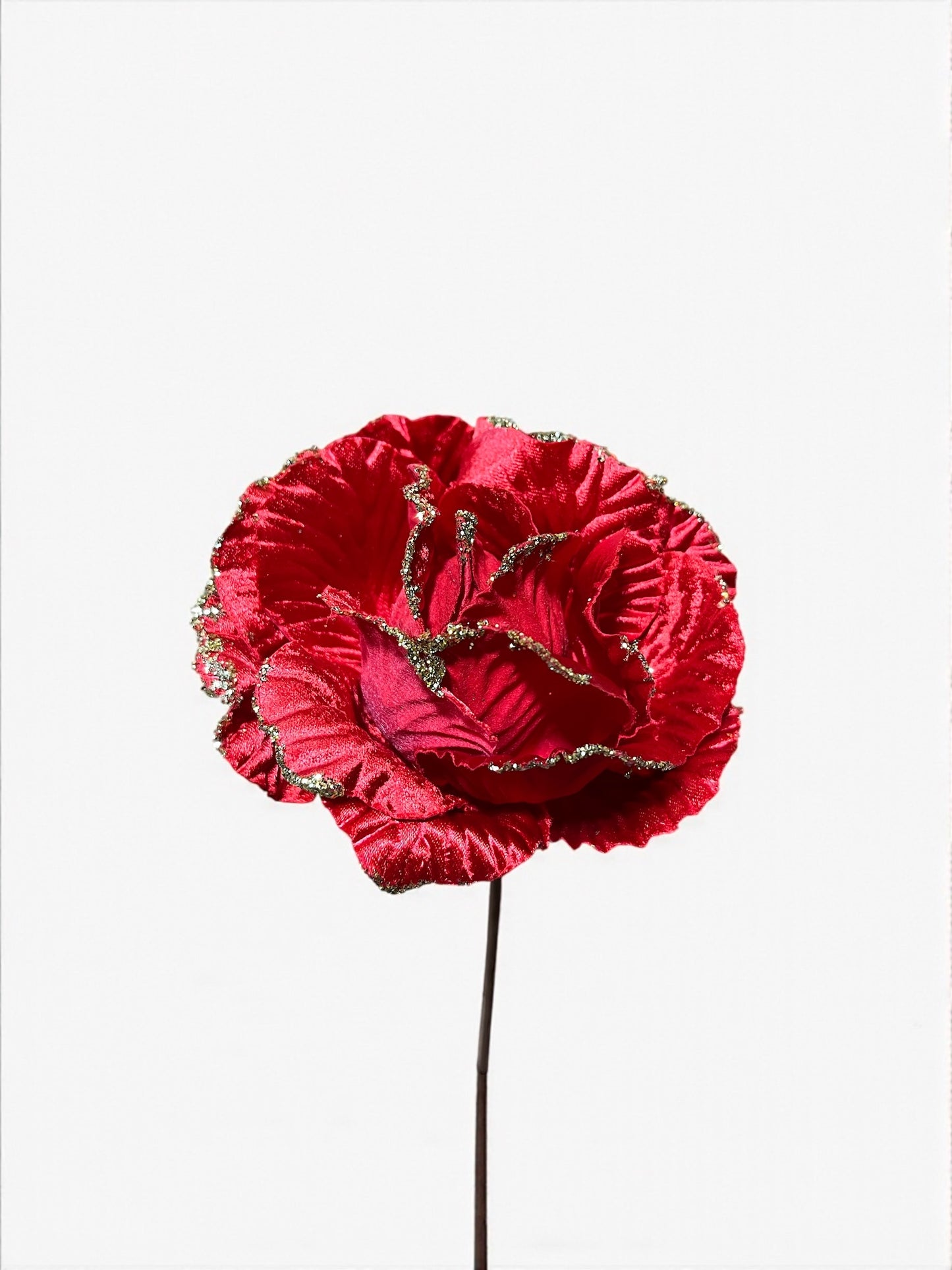 Rosa artificial roja 11cm (FLA03068R) 515