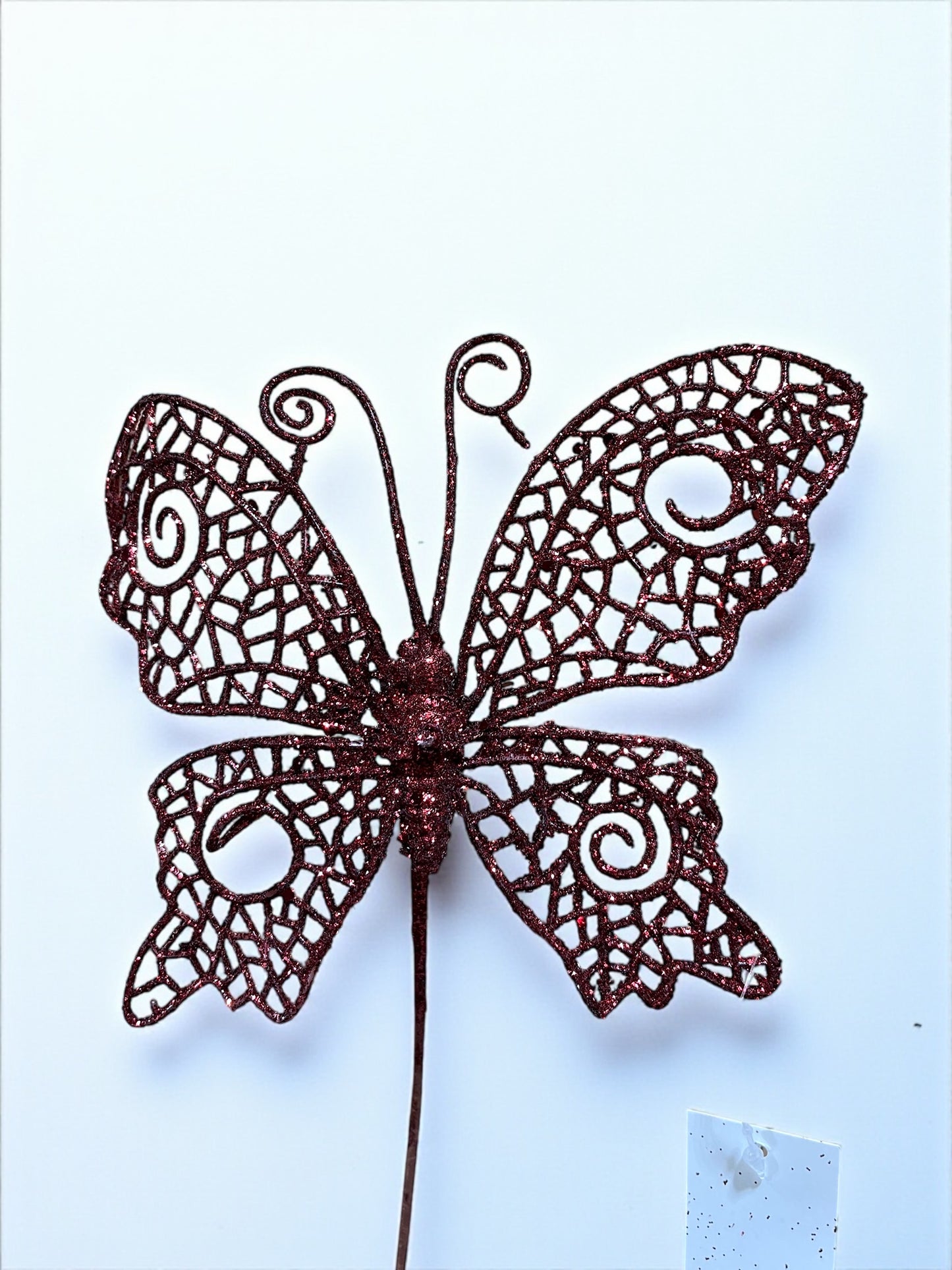 Mariposa artificial vinotinto 15cm (DTI0235BU) 565