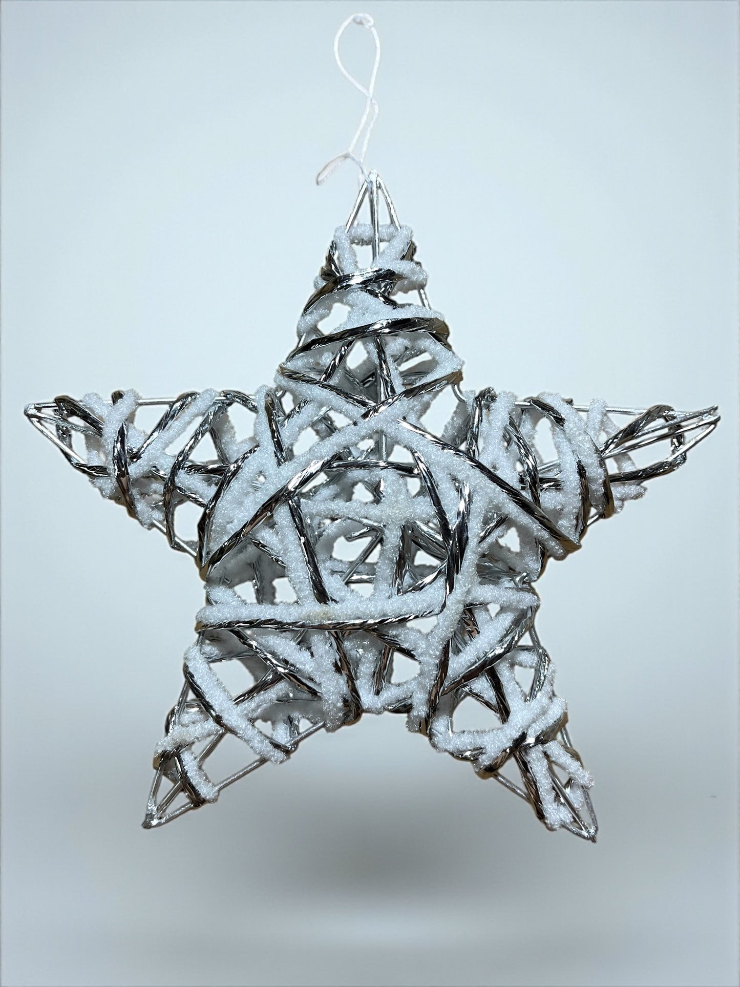 Estrella plateada 20cm (MZY0027S)