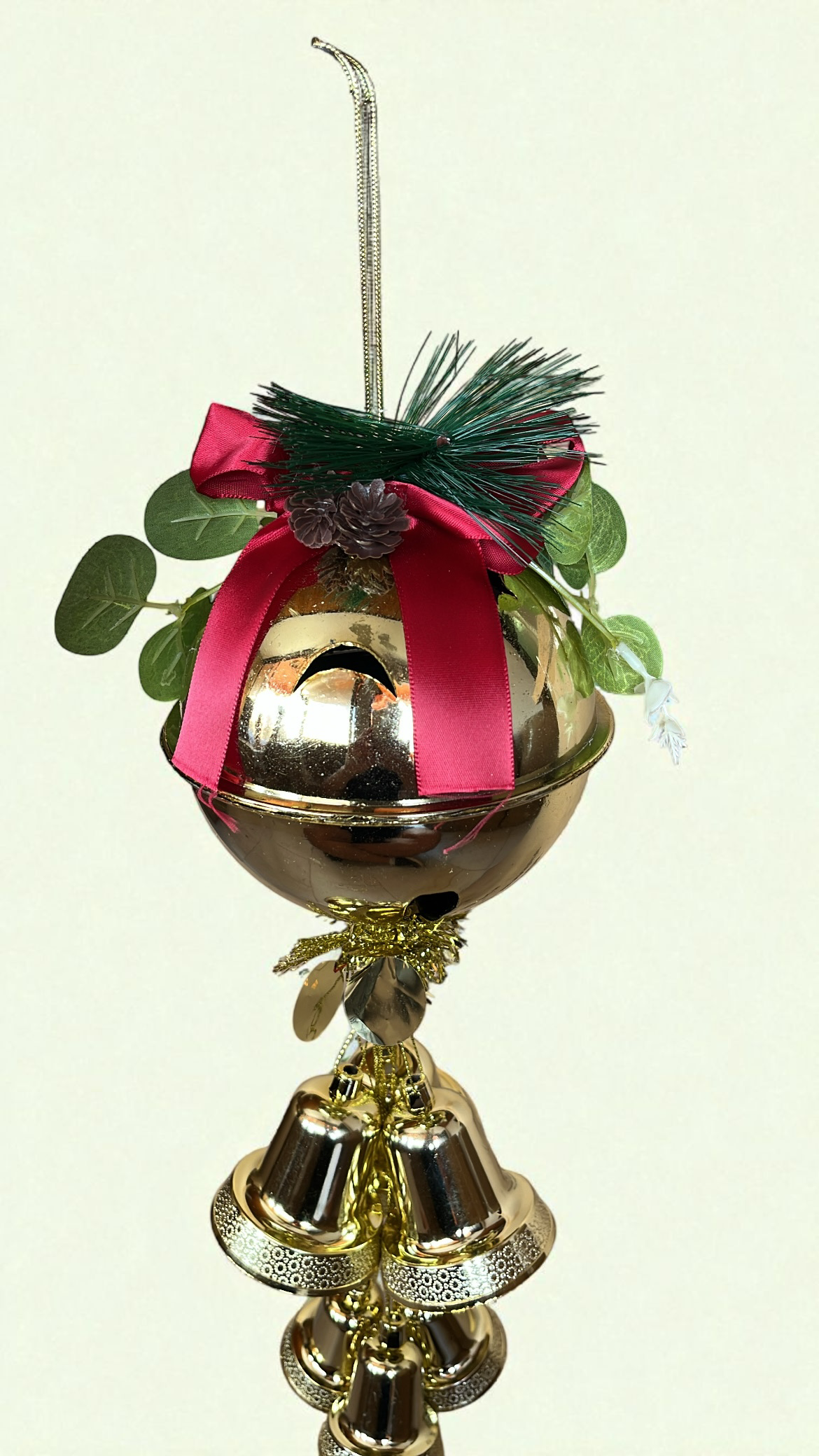 Bola navideña con campanas colgantes (CH2362)