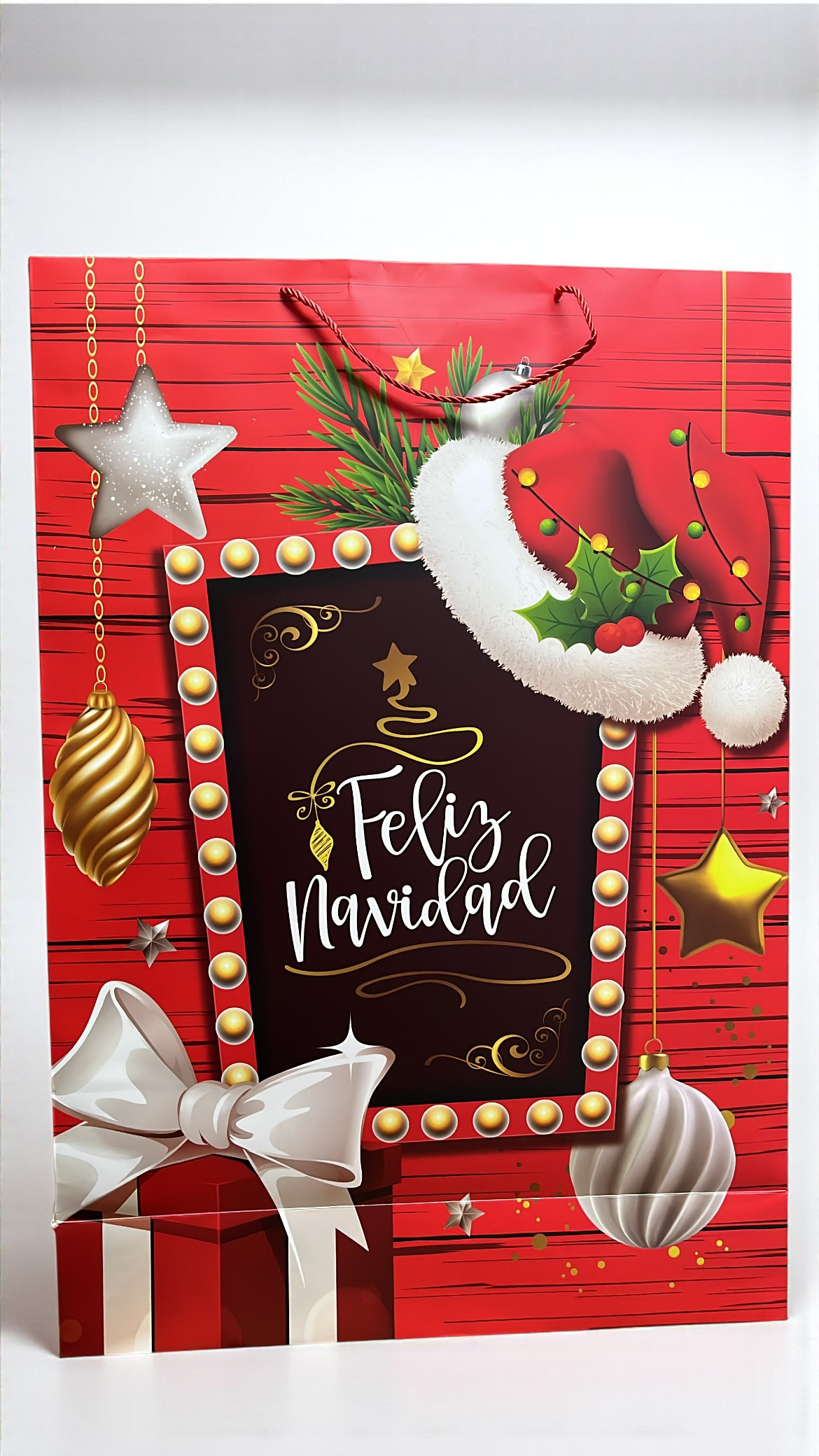 Bolsa de regalo navideña 72cm x 50cm x 18cm (M2573)