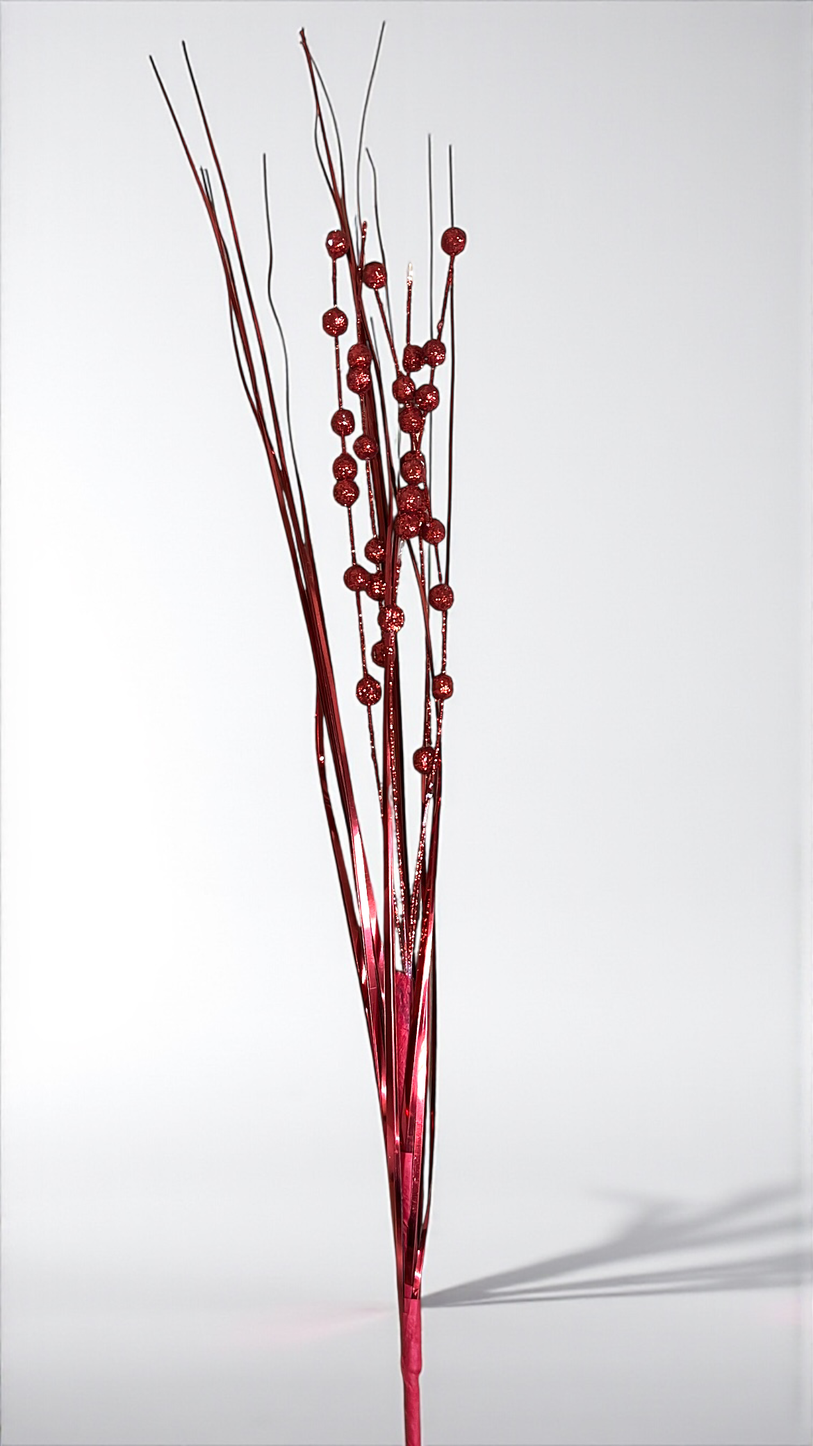 espiga navideña bolas metalizadas 48cm (S2015)