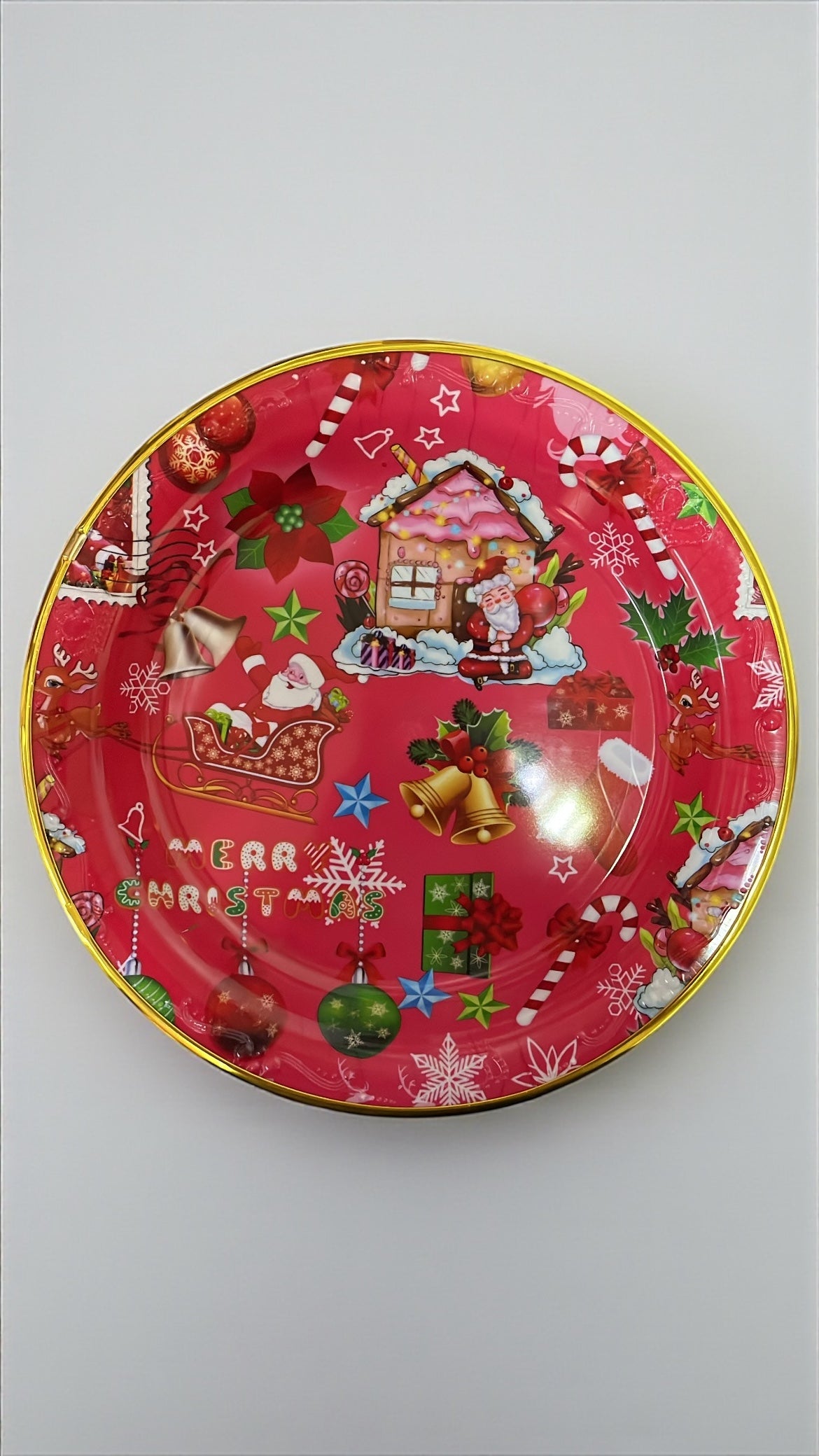 Plato navideño 32cm (S4344)