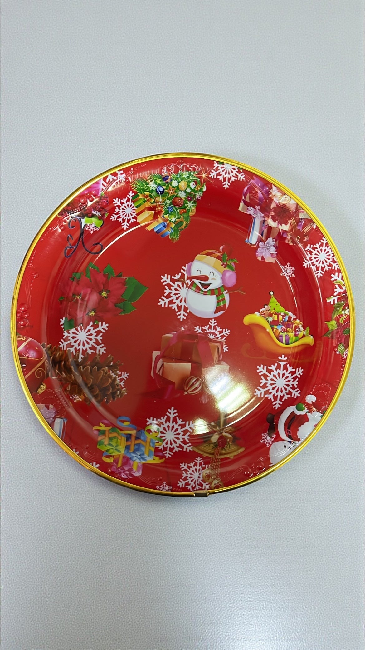 Plato navideño 32cm (S4344)