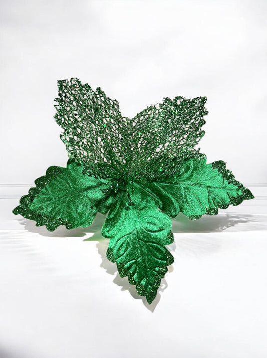 Flor artificial de 5 pétalos verde 30cm (FLM00267E) 426