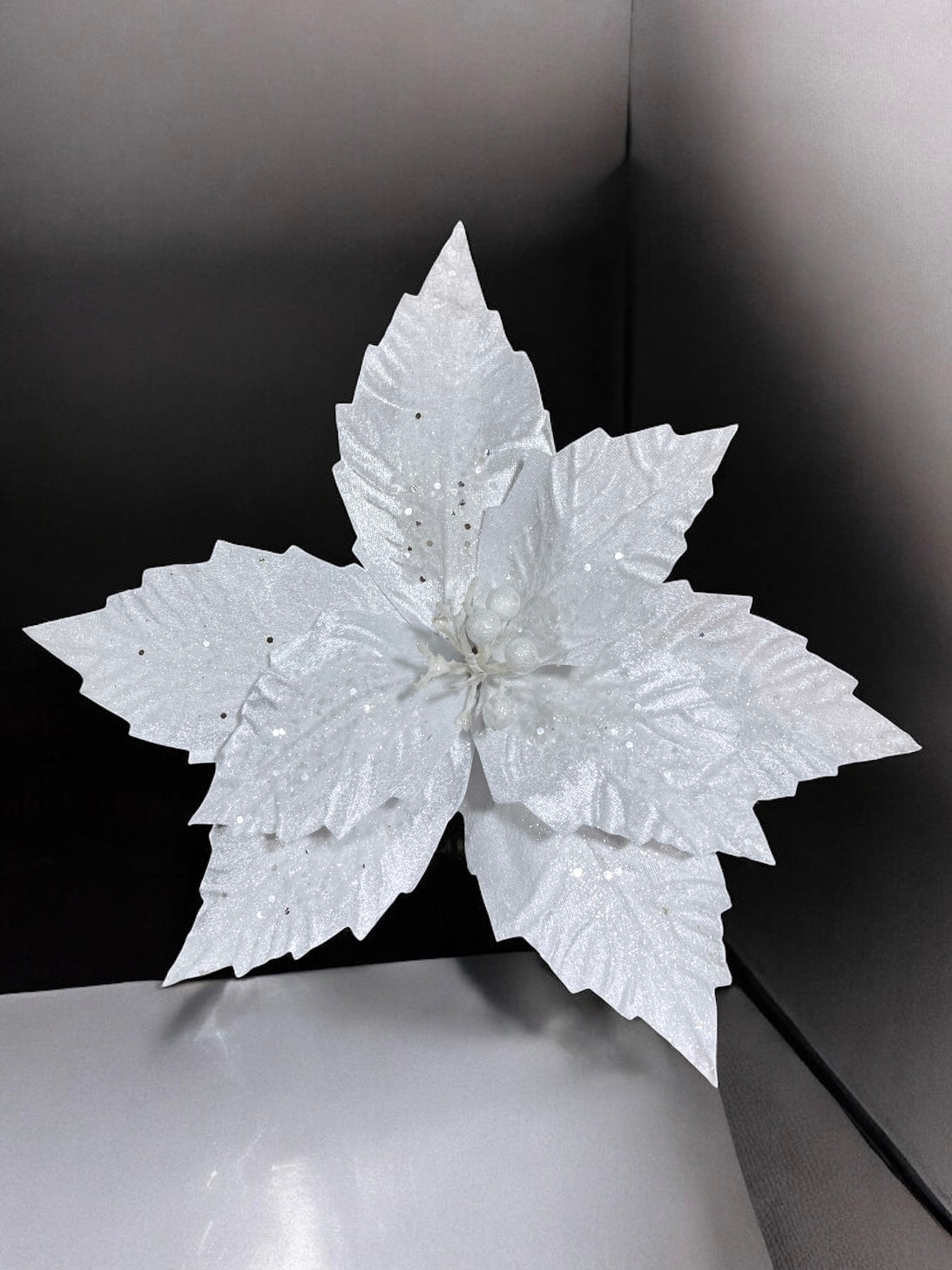 Flor artificial de 8 pétalos blanca 37cm (FLM00298W) 529