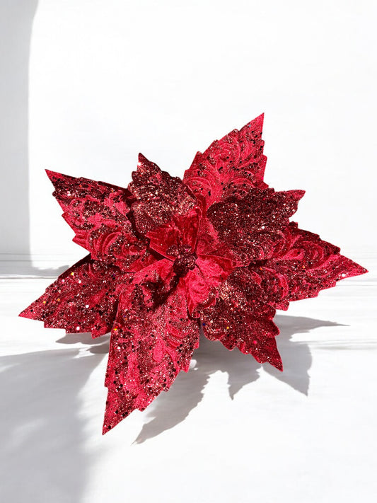 Flor artificial de 8 pétalos roja 38cm (FLM00297R) 436