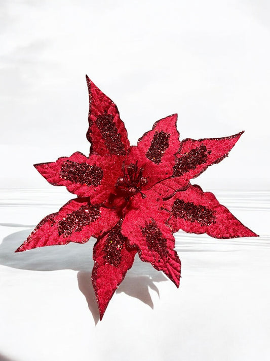 Flor artificial de 8 pétalos roja 35cm (FLM00096R) 432