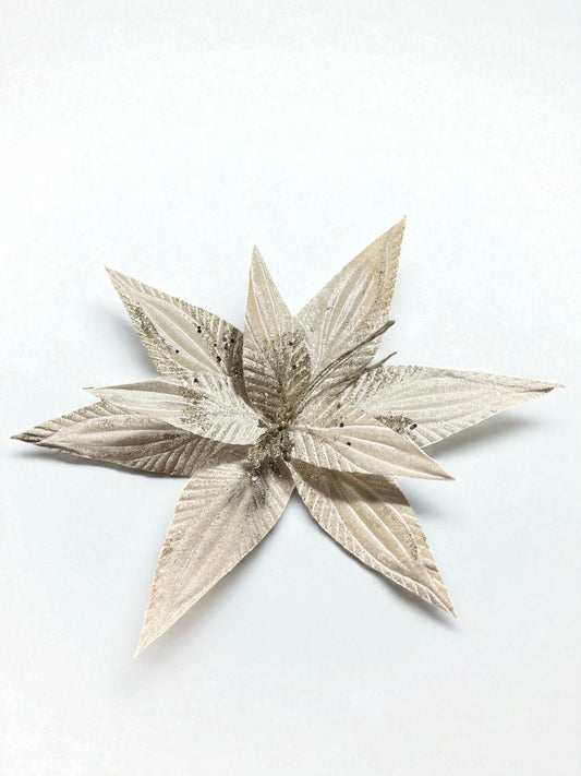 Flor artificial de 9 pétalos champaña 40cm (FLR01134CH) 403