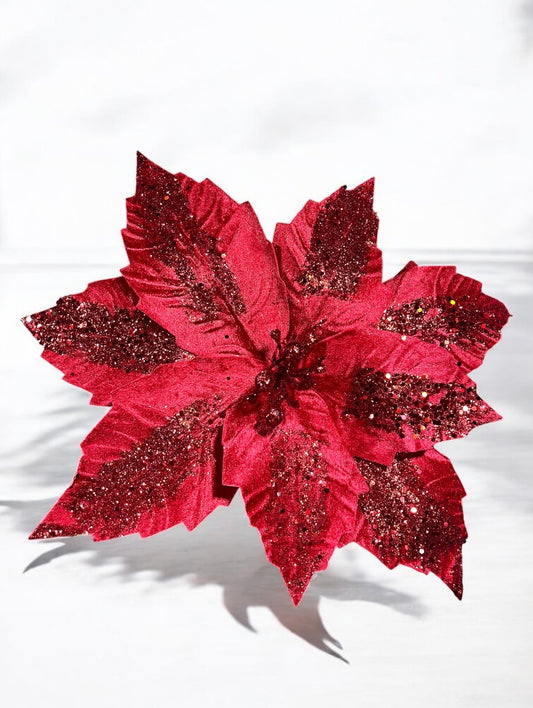Flor artificial de 8 pétalos roja 37cm (FLM00298R) 438