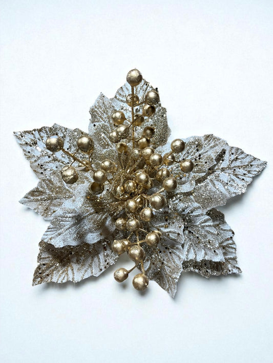 Flor artificial de 11 pétalos champaña 36cm (FLA02555CH) 497