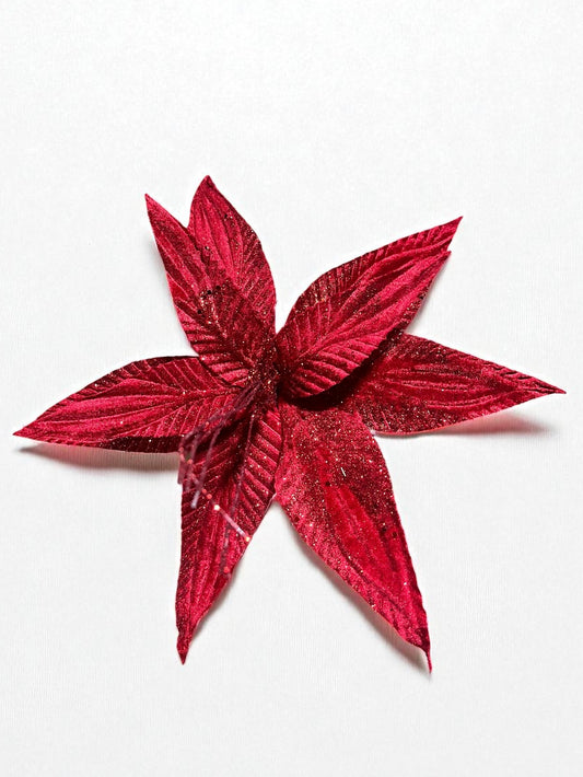 Flor artificial de 9 pétalos roja 40cm (FLR01134R) 404