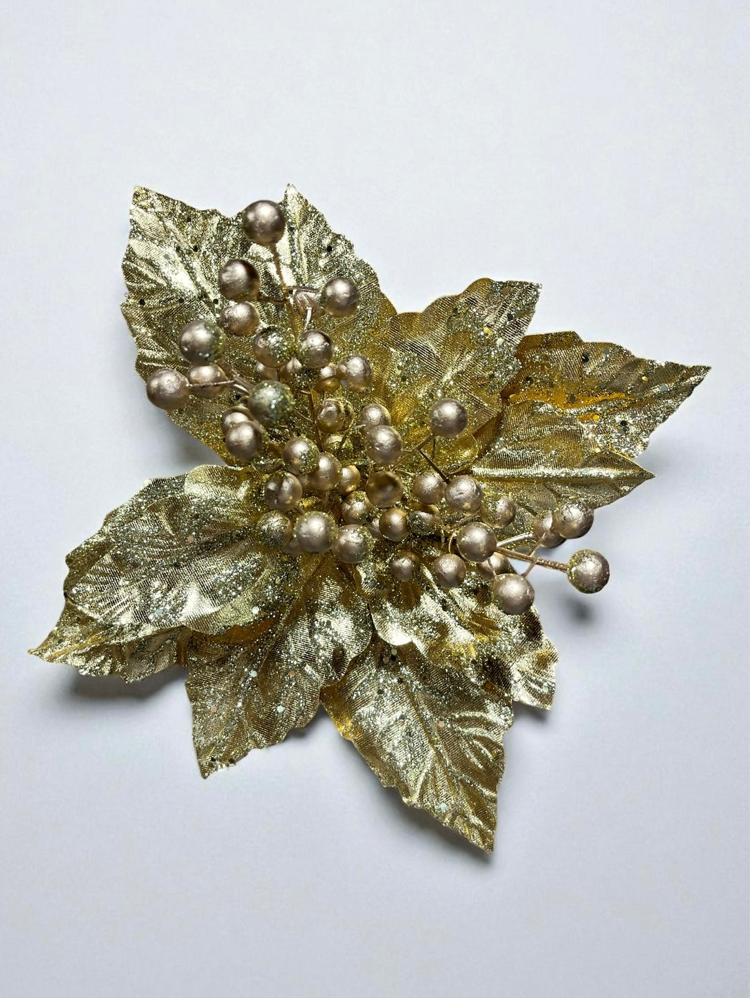 Flor artificial de 11 pétalos dorada 36cm (FLA02555MtG) 498