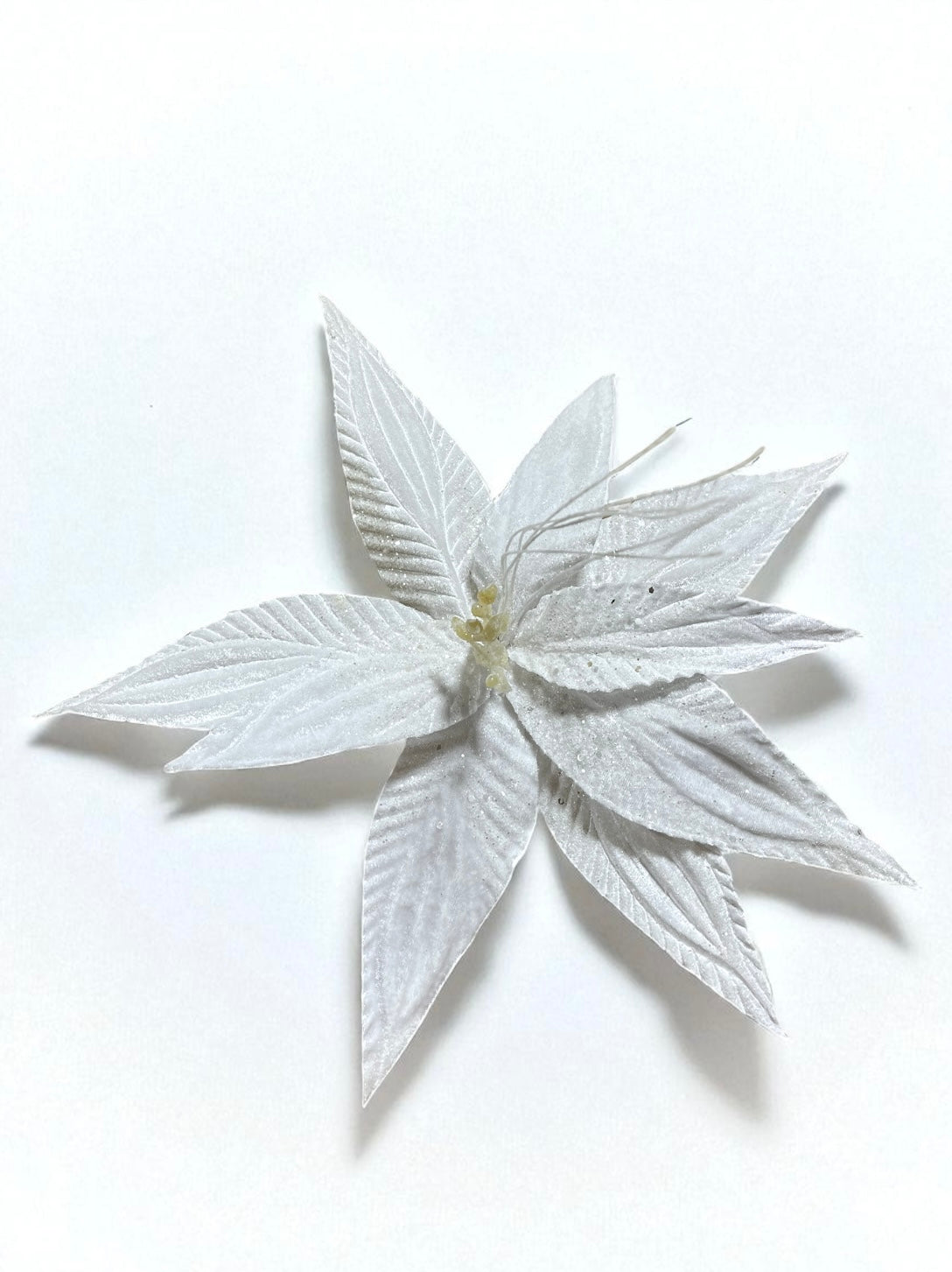 Flor artificial de 9 pétalos blanca 40cm (FLR01134W) 535