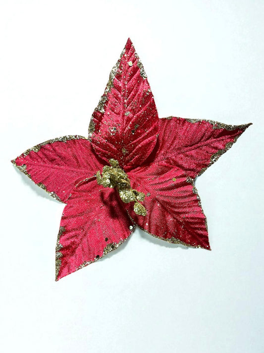 Flor artificial de 5 pétalos roja 25cm (FLA03062R) 463