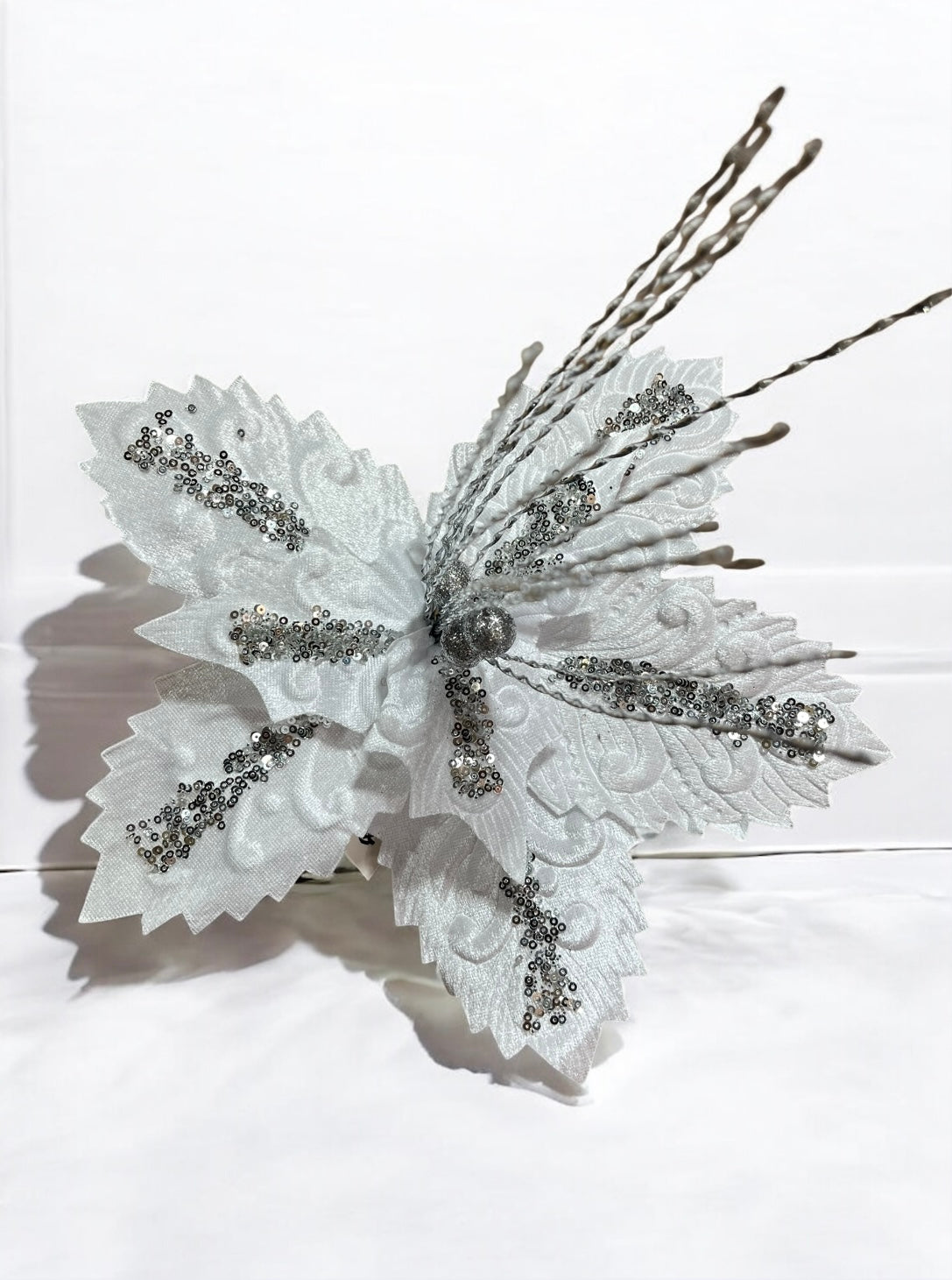 Flor artificial de 8 pétalos blanca 30cm (FLX001285W) 471