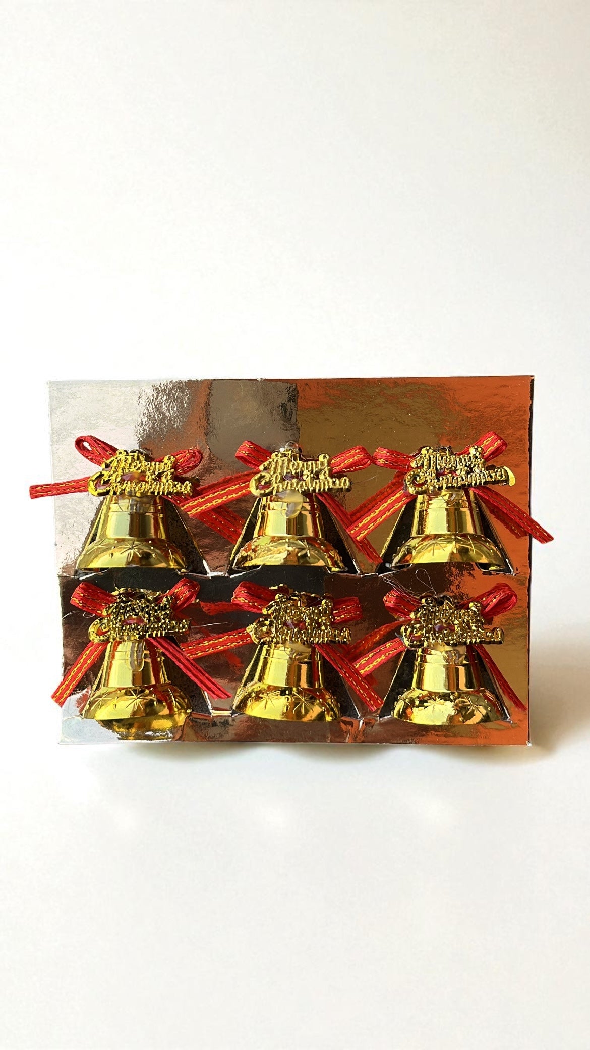 Mini campanas navideñas Merry Christmas 3cm (CH2526)