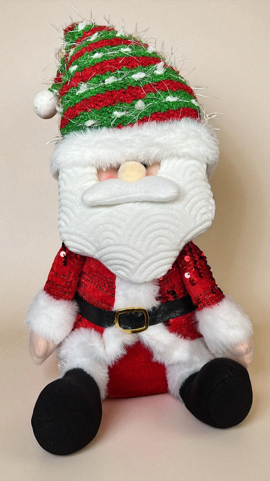 Muñeco navideño gorro rojo x verde 45cm (CH2442)