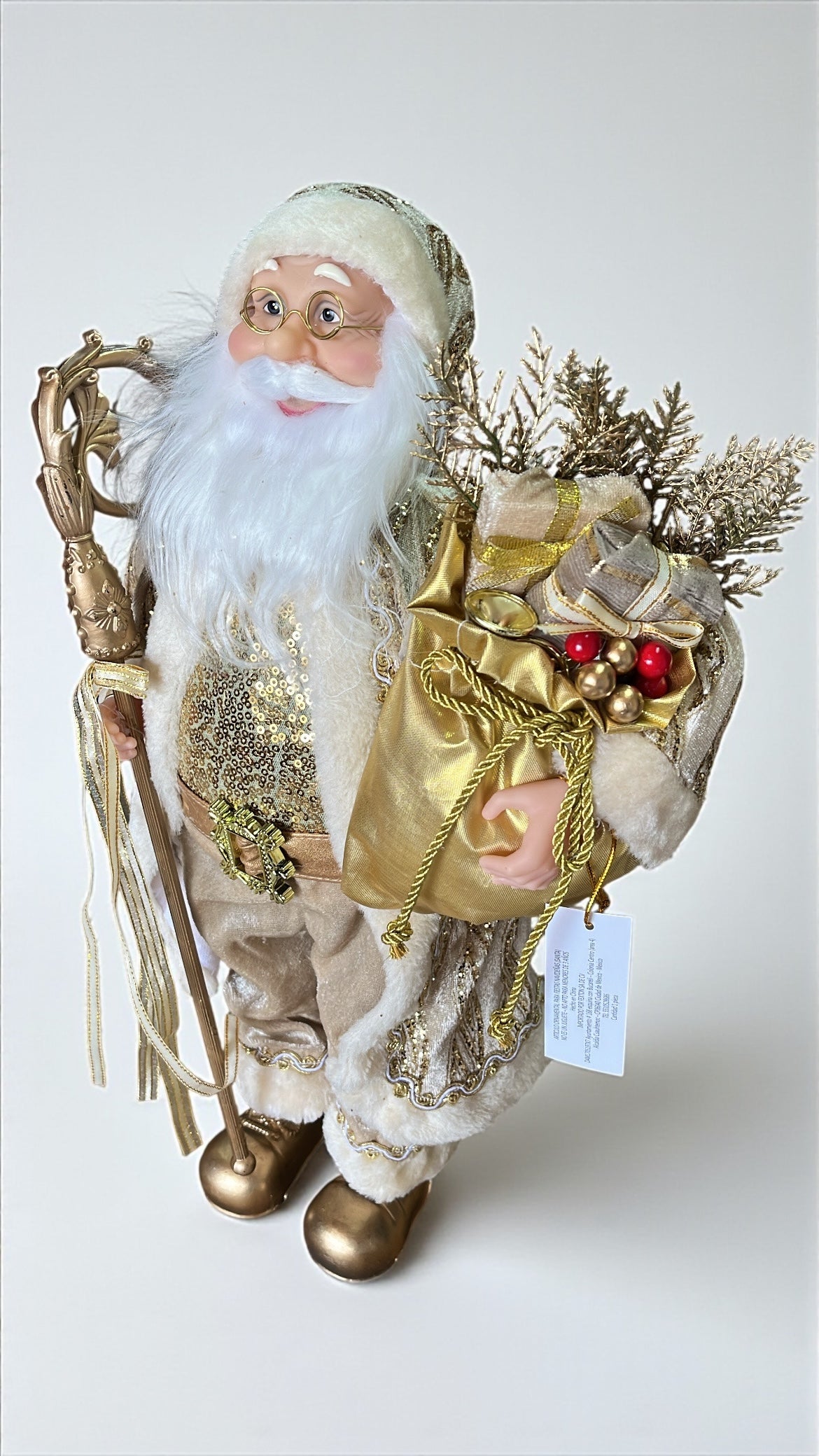 Santa dorado 48cm x 28cm x 15cm (JDB004G)