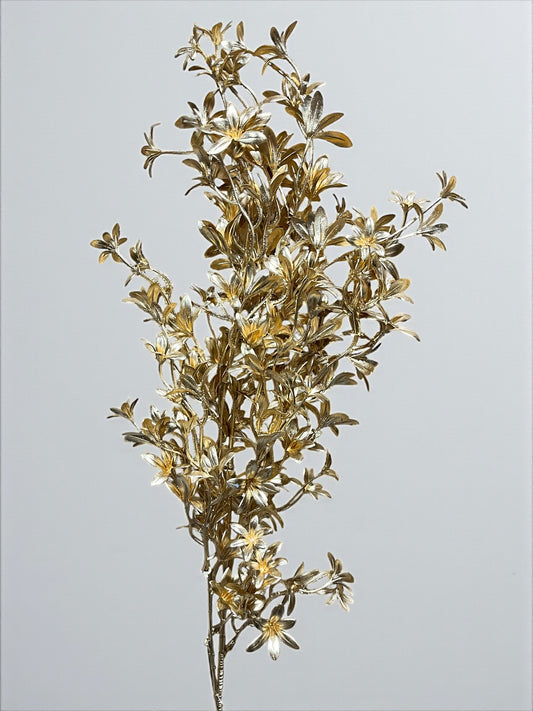 Follaje artificial de flores dorado 48cm (FLA03049G) 513