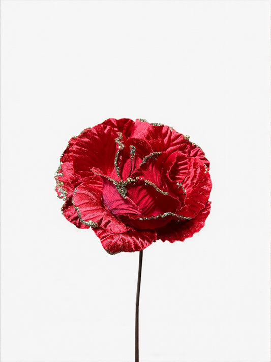 Rosa artificial roja 11cm (FLA03068R) 515