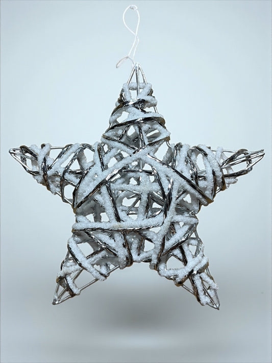 Estrella plateada 20cm (MZY0027S)