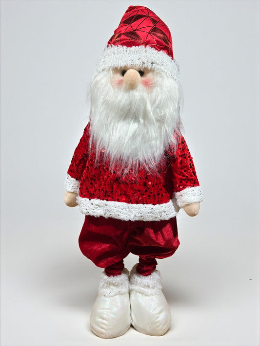 Santa de piernas retráctiles rojo de 80cm a 118cm (MUL00510N)