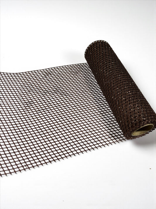 Malla café perforaciones cuadradas 25cm x 4.6m (YW0737-002CF)
