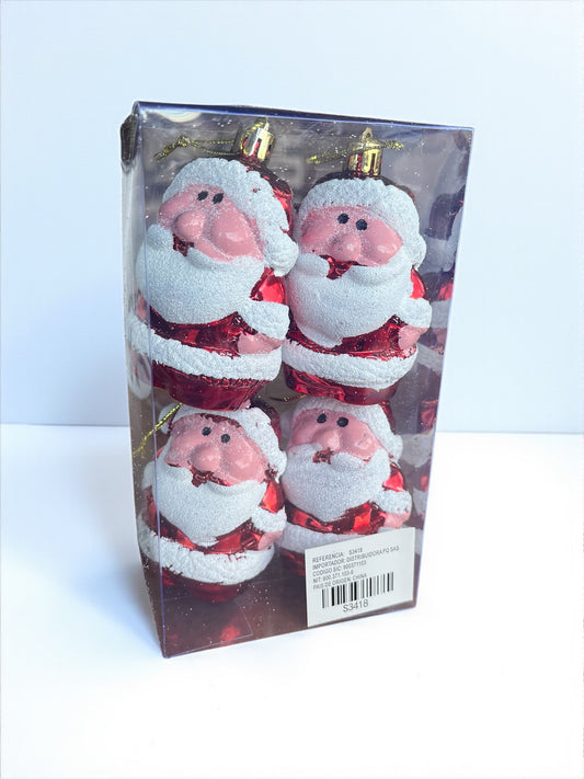 Set de 4 muñecos colgantes 8cm x 5cm (S3418)