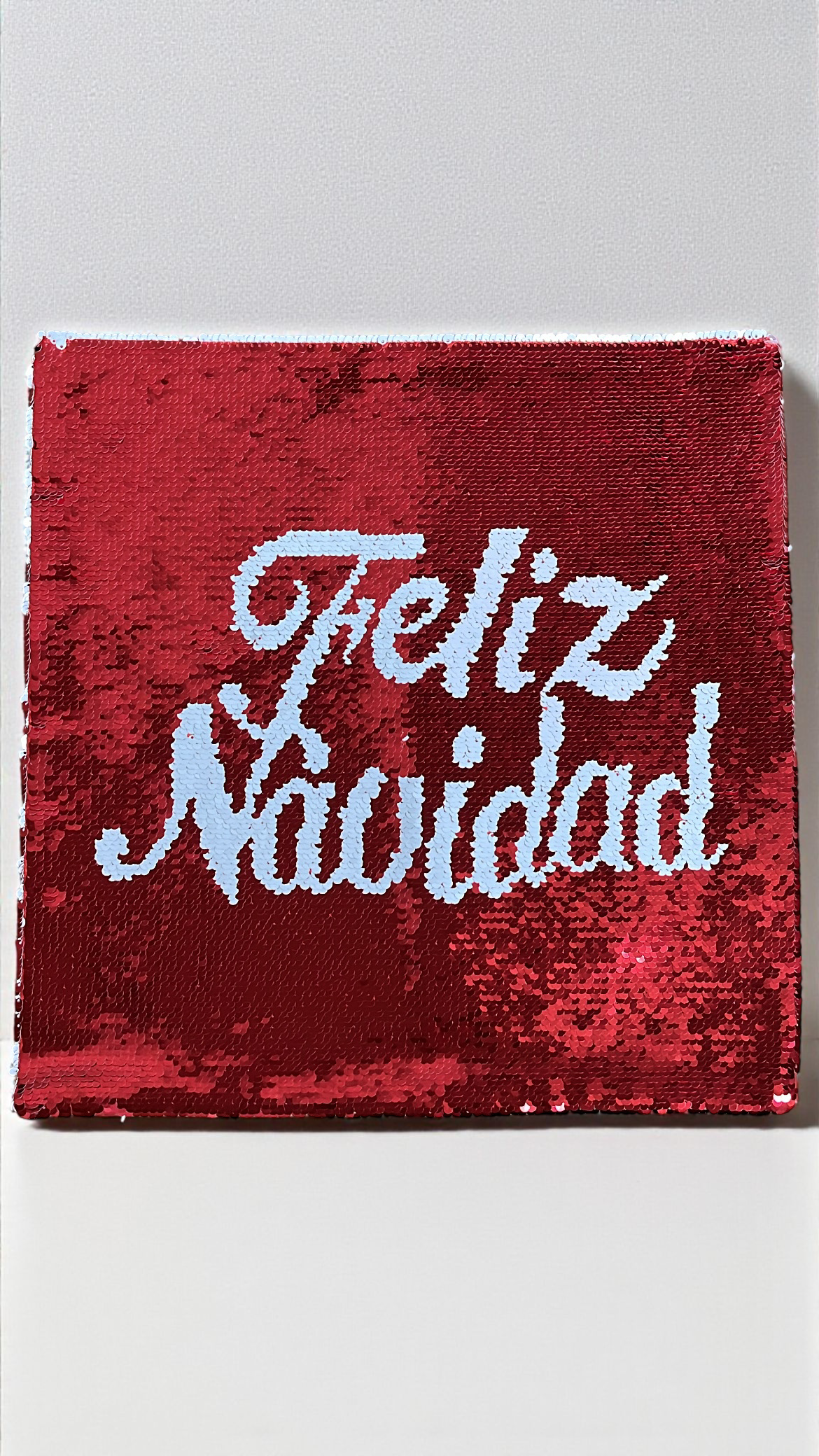Forro de cojín lentejuelas 40cm (T152)