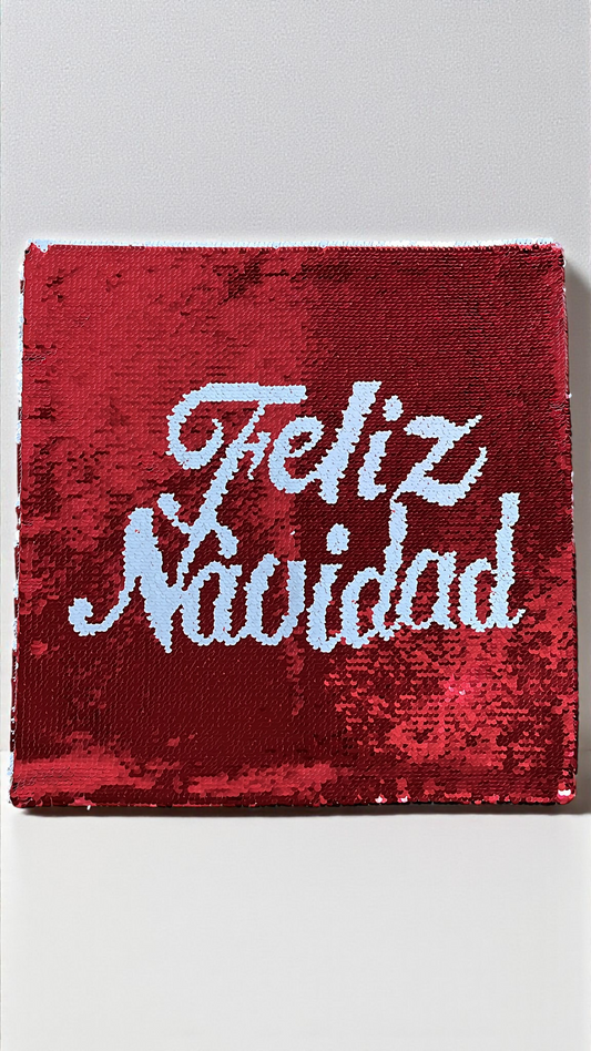 Forro de cojín lentejuelas 40cm (T152)