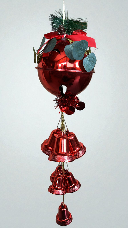 Bola navideña con campanas colgantes (CH2362)